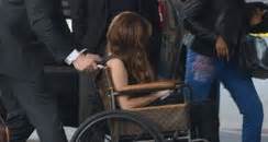 Lady Gaga Unveils Louis Vuitton Wheelchair While Celebrating.